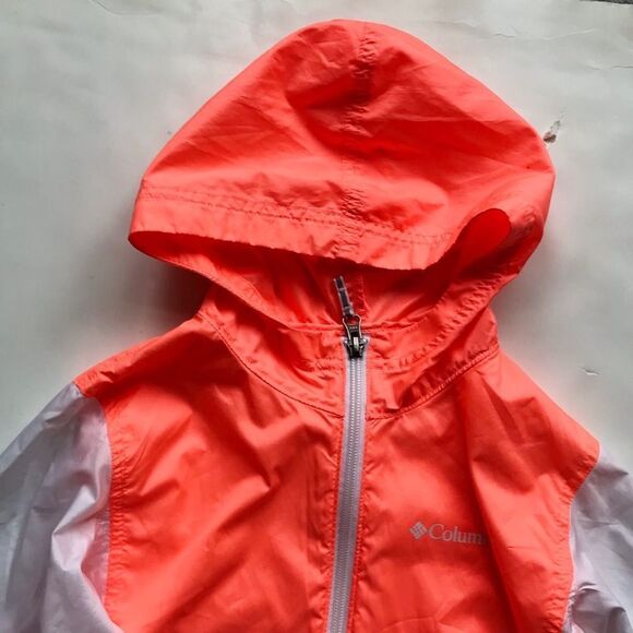 Columbia half zip hooded windbreaker EUC S(7-8Y) - Picture 2 of 6